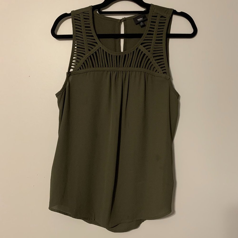 Mossimo. Olive Tank. Size M.